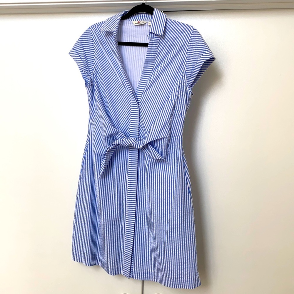 Vineyard Vines Seersucker Dress Size 6